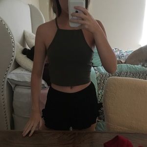 Passing haunted crop top